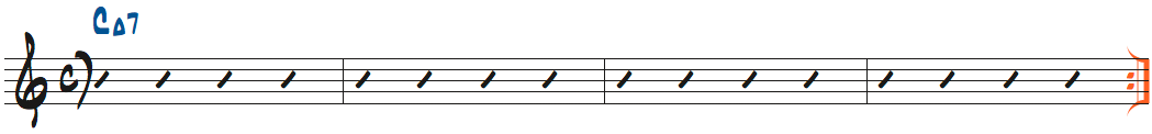 CMa7ループ楽譜