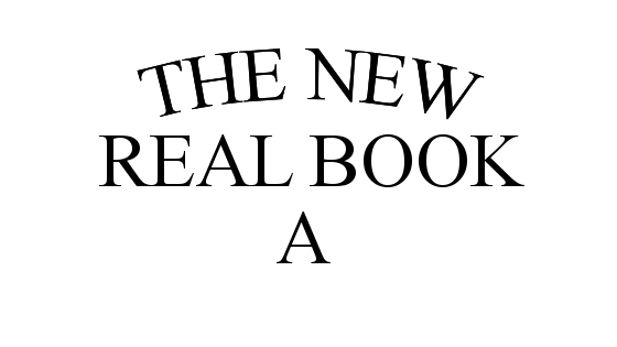 Aからはじまる曲（THE NEW REAL BOOK Vol.1）