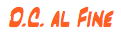 DC-Al-Fineの表記