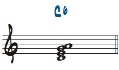 C6の基本形楽譜