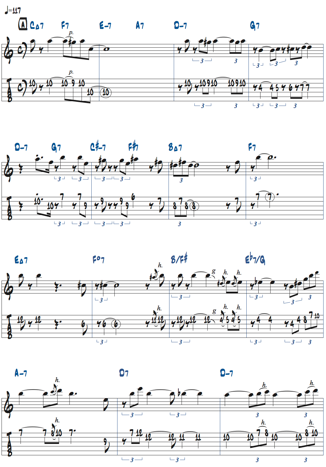 Nobody Else But Me前テーマ・メロディページ1