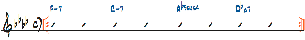 Always Thereコード進行楽譜