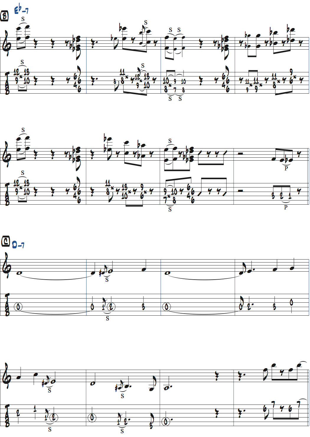 ウェス・ モンゴメリーimpressionsの前テーマ・メロディ楽譜ページ2