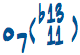 dim7(11,b13)のコードネーム表記