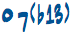 dim7(b13)のコードネーム表記
