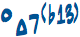 dimMa7(b13)のコードネーム表記