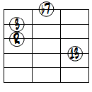 7(13)ドロップ2ヴォイシング4弦ルート第2転回形