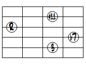 7(#11)ドロップ2ヴォイシング5弦ルート第1転回形