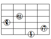 7(#11)ドロップ2ヴォイシング6弦ルート第1転回形